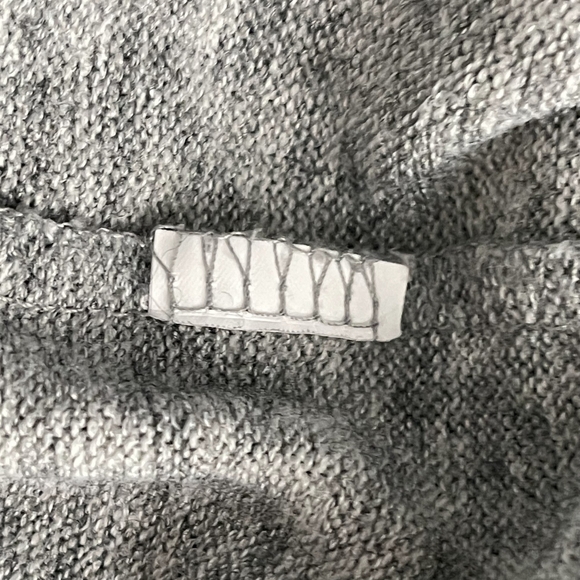 2/$30 ZARA Pearl Button Sleeve Sweatshirt Dress Medium Heather Gray Mini #7272 - Picture 13 of 15